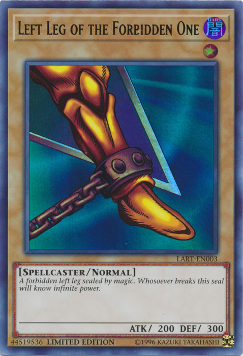 Left Leg of the Forbidden One [LART-EN003] Ultra Rare | Odin's Place