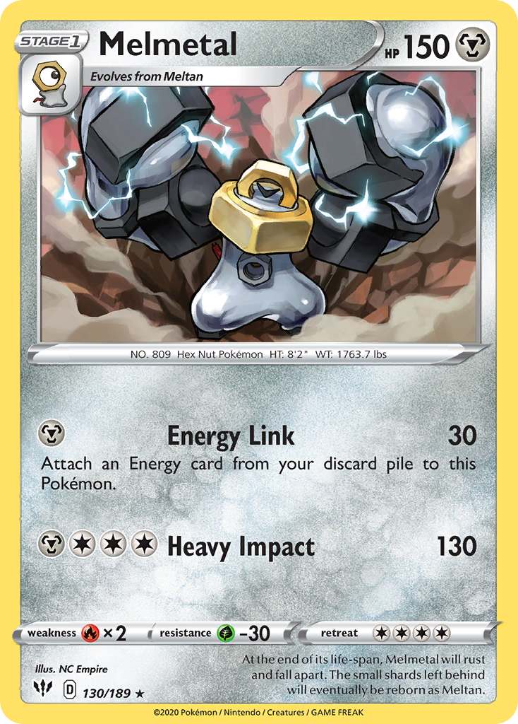 Melmetal (130/189) [Sword & Shield: Darkness Ablaze] | Odin's Place