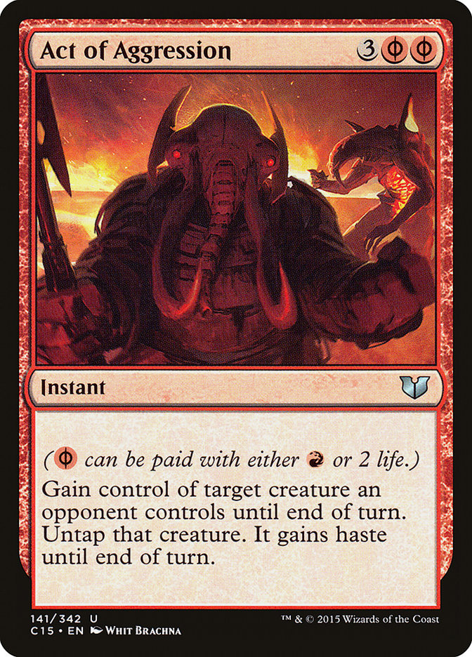 Act of Aggression (141) [Commander 2015] | Odin's Place