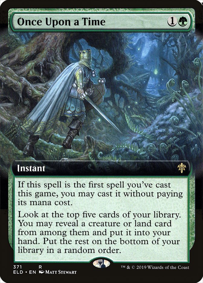 Once Upon a Time (Extended Art) [Throne of Eldraine] | Odin's Place