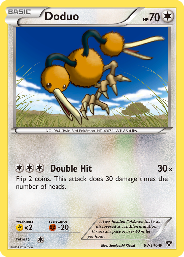 Doduo (98/146) [XY: Base Set] | Odin's Place