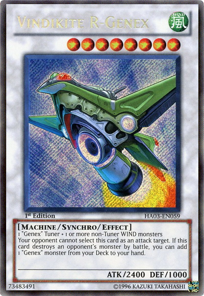 Vindikite R-Genex [HA03-EN059] Secret Rare | Odin's Place