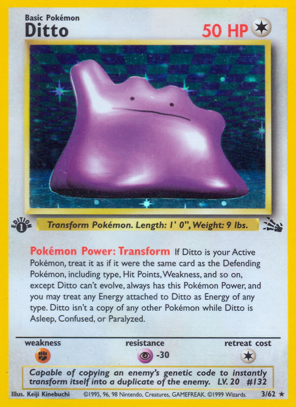 Ditto (3/62) [Fossil 1st Edition] | Odin's Place