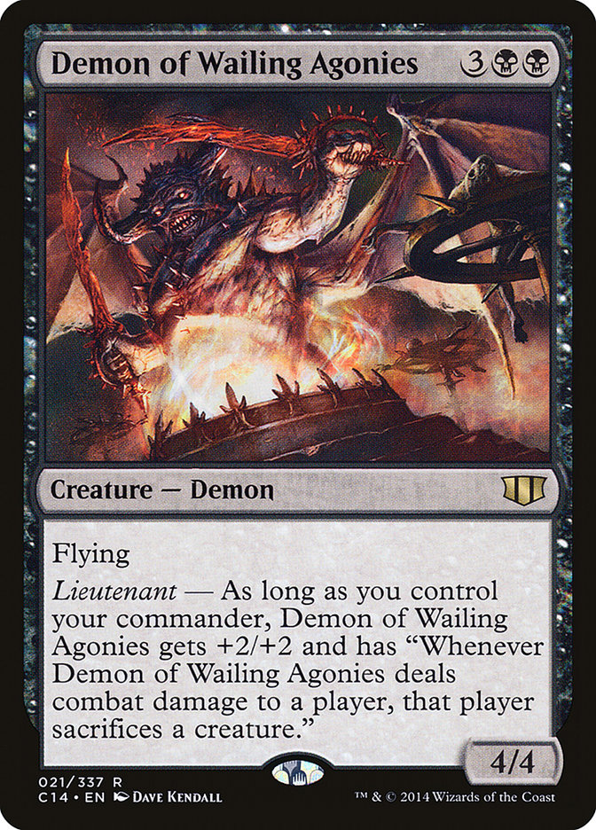 Demon of Wailing Agonies (21) [Commander 2014] | Odin's Place