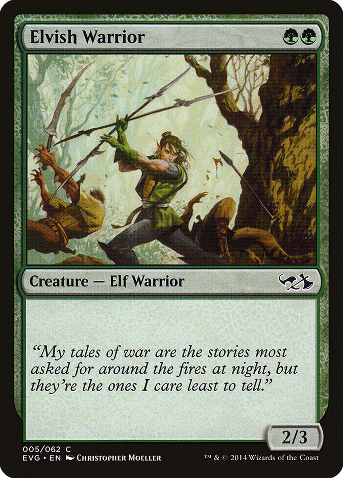 Elvish Warrior (5) (Elves vs. Goblins) [Duel Decks Anthology] | Odin's Place