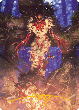 Grist, the Hunger Tide Art Card (55) (Gold-Stamped Signature) [Modern Horizons 2 Art Series] | Odin's Place