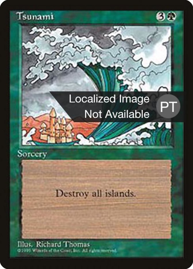 Tsunami [Fourth Edition (Foreign Black Border)] | Odin's Place