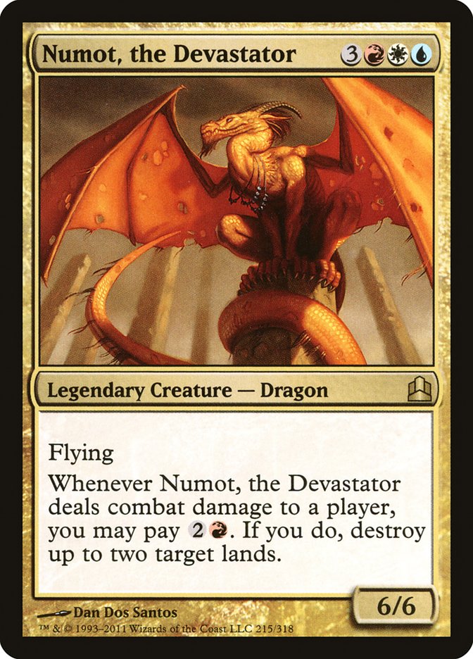 Numot, the Devastator (215) [Commander 2011] | Odin's Place
