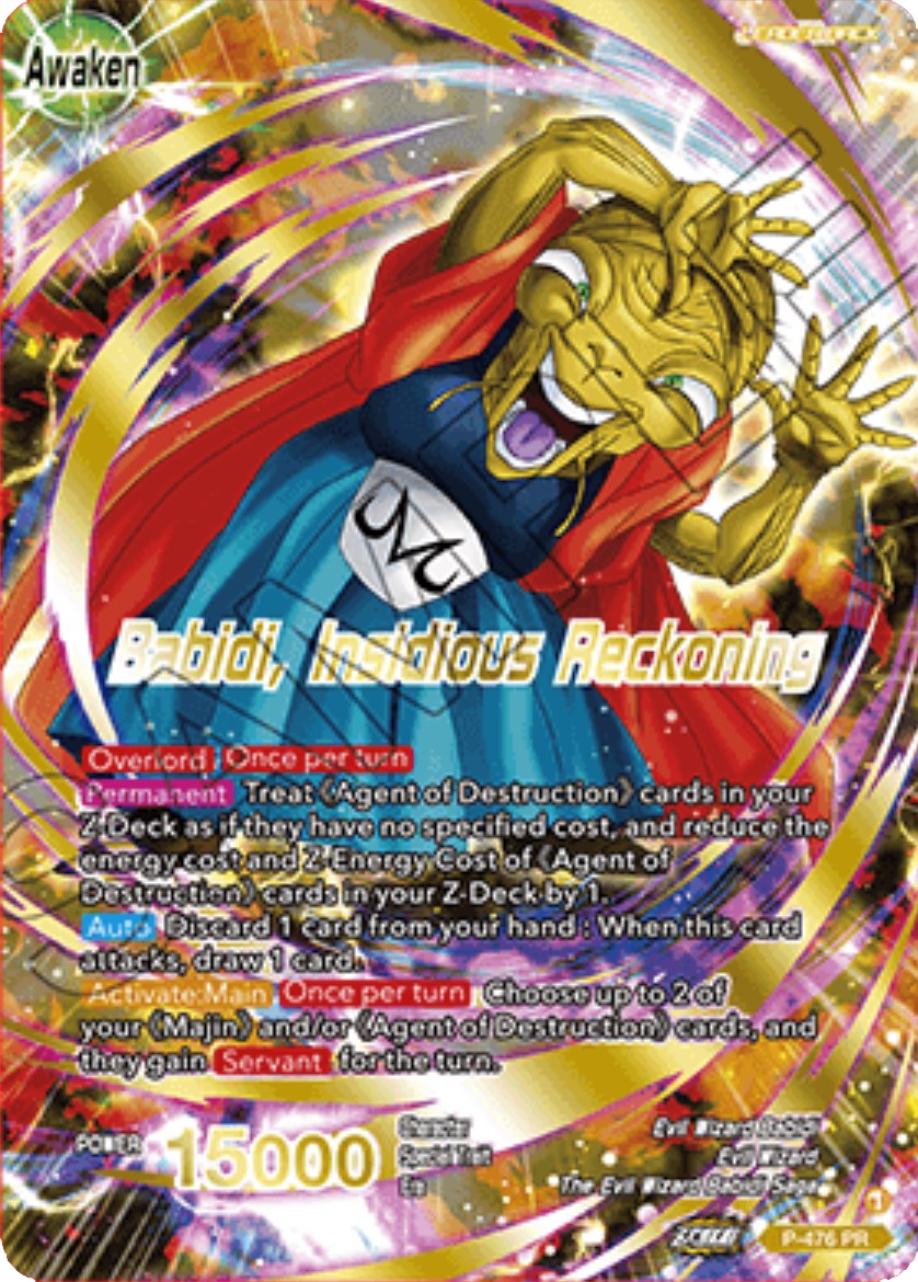 Babidi // Babidi, Insidious Reckoning (Gold-Stamped) (P-476) [Tournament Promotion Cards] | Odin's Place
