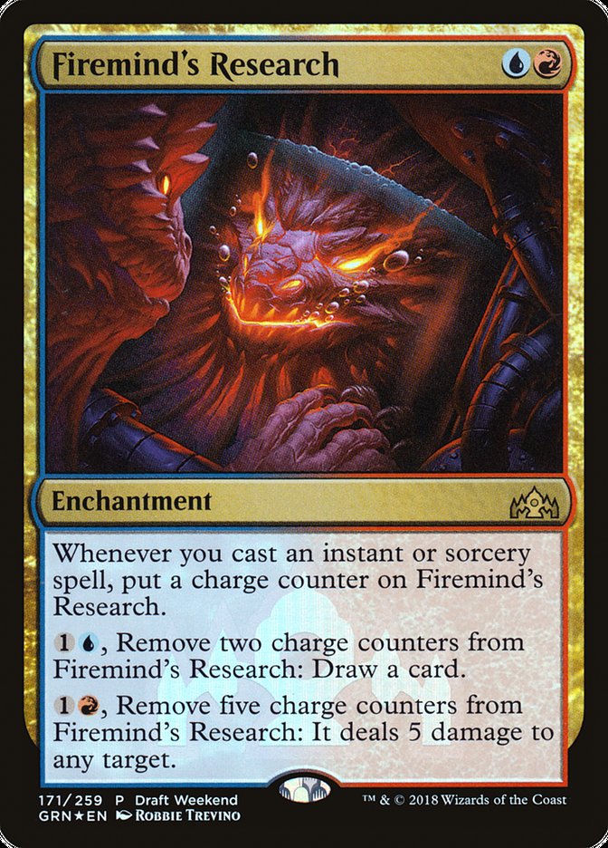 Firemind's Research (171) (Draft Weekend) [Guilds of Ravnica Promos] | Odin's Place