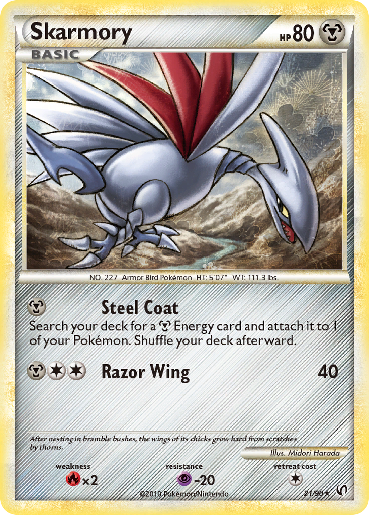 Skarmory (21/90) [HeartGold & SoulSilver: Undaunted] | Odin's Place