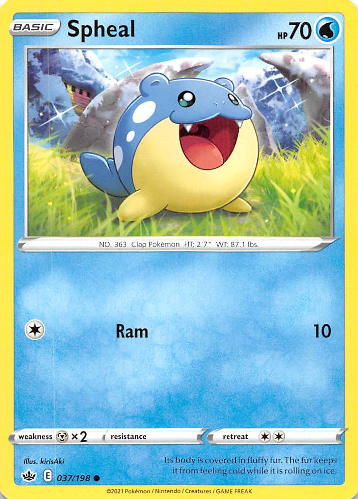 Spheal (037/198) [Sword & Shield: Chilling Reign] | Odin's Place