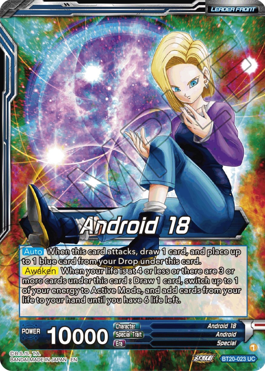 Android 18 // Android 18, Impenetrable Rushdown (BT20-023) [Power Absorbed] | Odin's Place