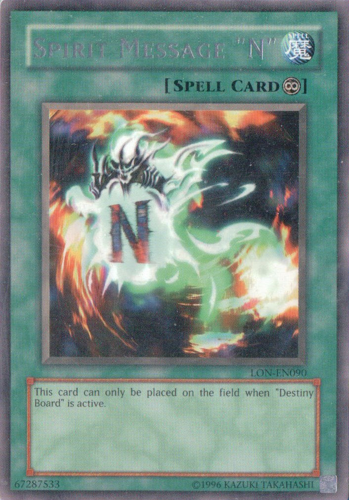 Spirit Message "N" [LON-EN090] Rare | Odin's Place