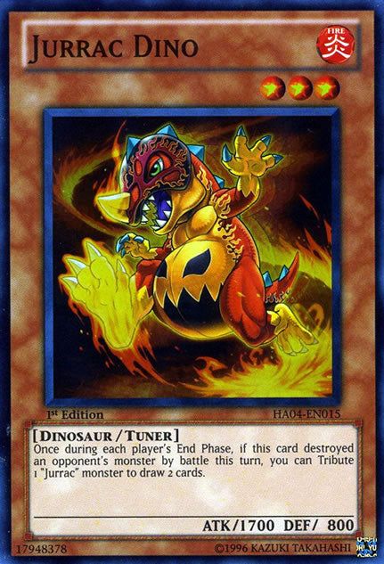 Jurrac Dino [HA04-EN015] Super Rare | Odin's Place