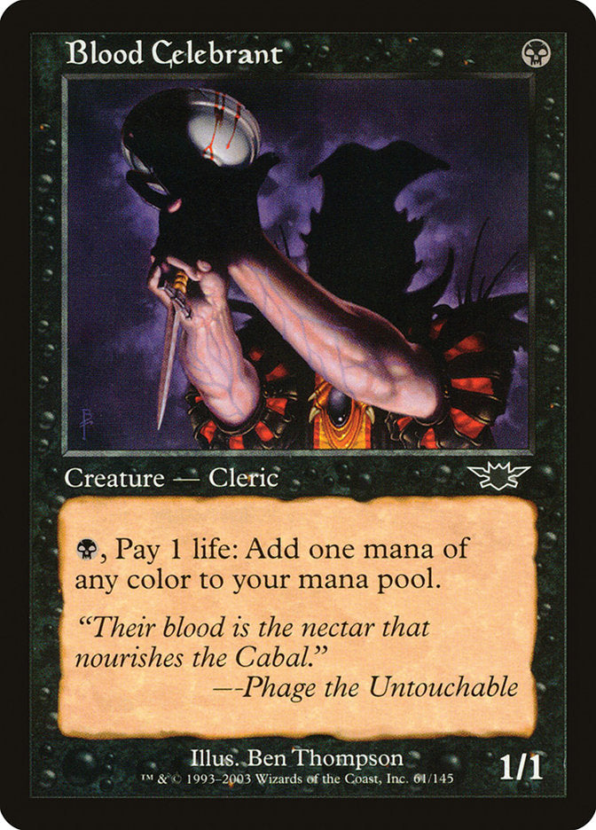 Blood Celebrant (61) [Legions] | Odin's Place