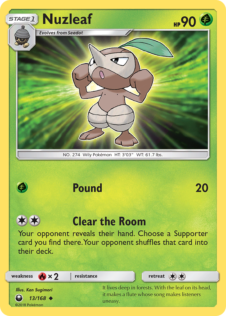 Nuzleaf (13/168) [Sun & Moon: Celestial Storm] | Odin's Place