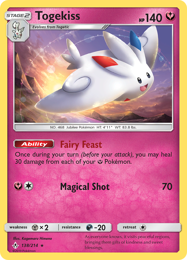 Togekiss (138/214) [Sun & Moon: Unbroken Bonds] | Odin's Place