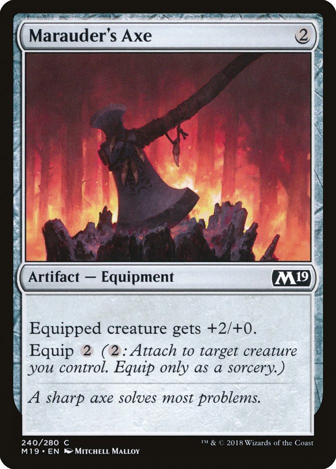 Marauder's Axe (240) [Core Set 2019] | Odin's Place
