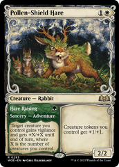 Pollen-Shield Hare // Hare Raising (Promo Pack) [Wilds of Eldraine Promos] | Odin's Place