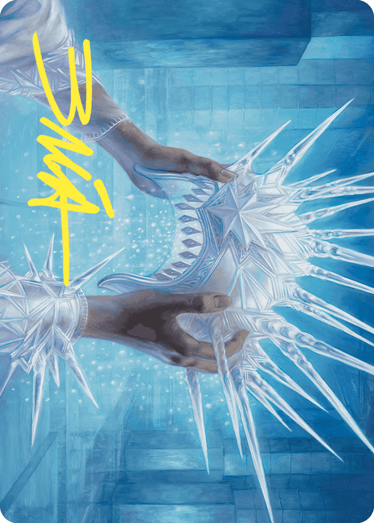 Hylda's Crown of Winter Art Card (Gold-Stamped Signature) [Wilds of Eldraine Art Series] | Odin's Place