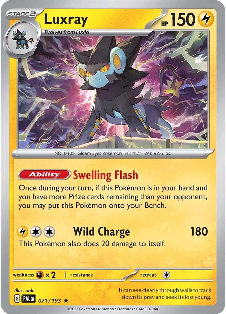 Luxray (071/193) [Scarlet & Violet: Paldea Evolved] | Odin's Place