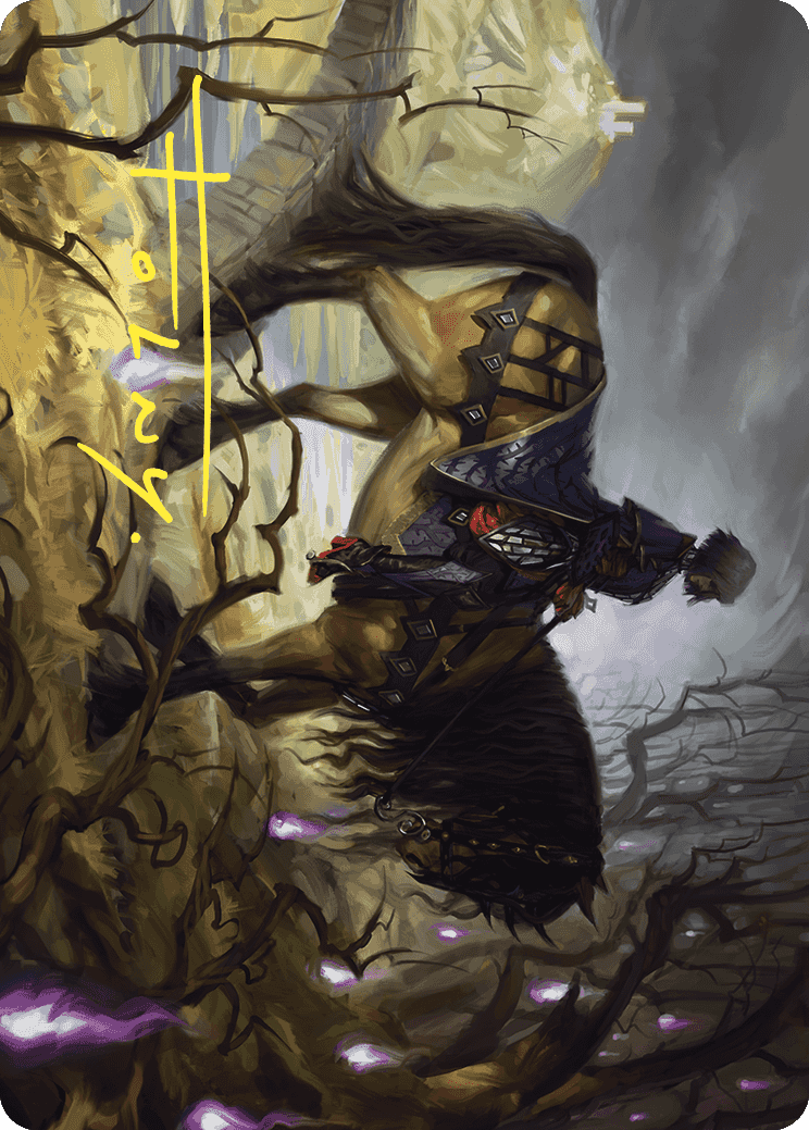 Rowan's Grim Search Art Card (Gold-Stamped Signature) [Wilds of Eldraine Art Series] | Odin's Place