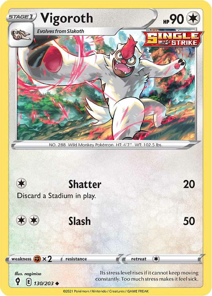 Vigoroth (130/203) [Sword & Shield: Evolving Skies] | Odin's Place