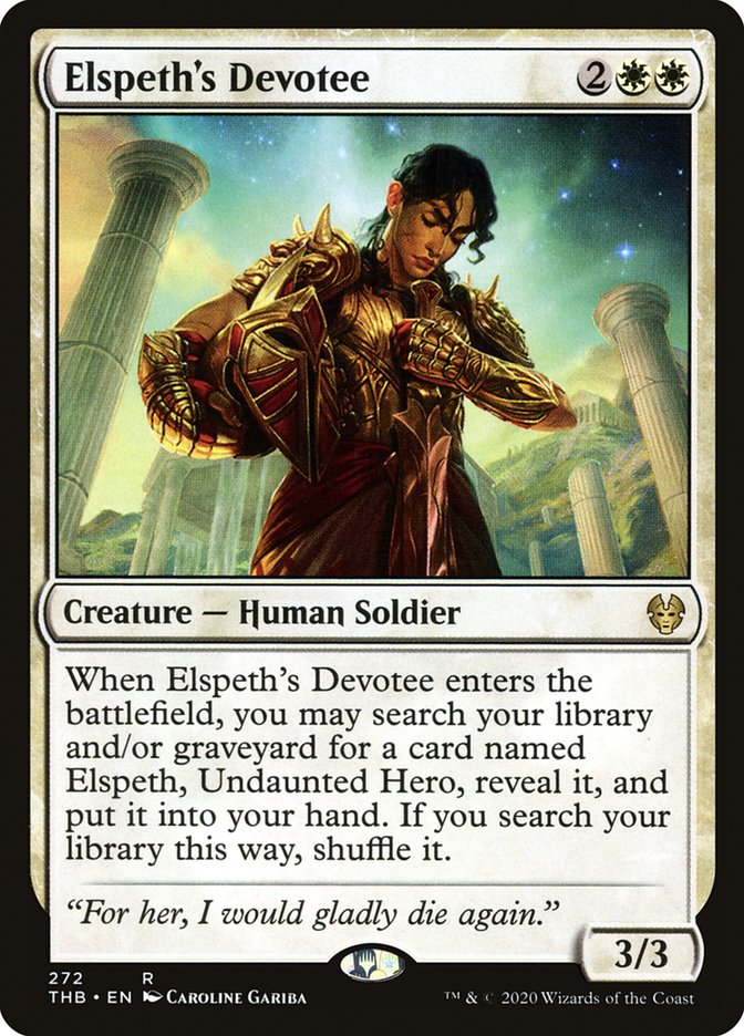 Elspeth's Devotee [Theros Beyond Death] | Odin's Place