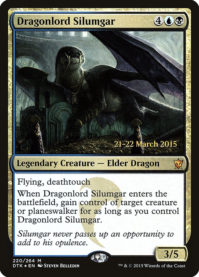 Dragonlord Silumgar (220) [Dragons of Tarkir Prerelease Promos] | Odin's Place
