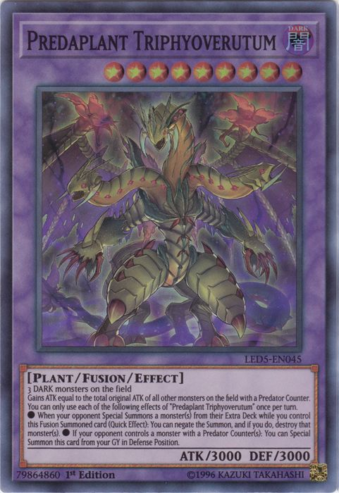 Predaplant Triphyoverutum [LED5-EN045] Super Rare | Odin's Place