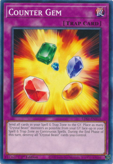 Counter Gem [LDS1-EN113] Common | Odin's Place