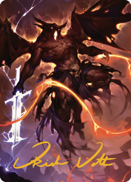 Balor Art Card (Gold-Stamped Signature) [Commander Legends: Battle for Baldur's Gate Art Series] | Odin's Place