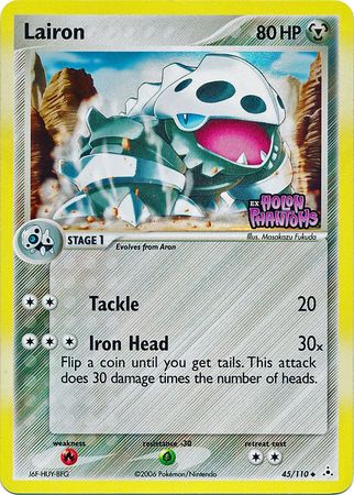 Lairon (45/110) (Stamped) [EX: Holon Phantoms] | Odin's Place