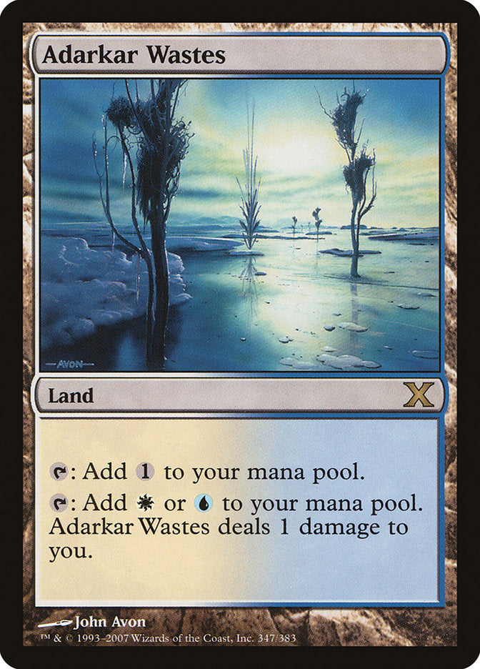 Adarkar Wastes (347) [Tenth Edition] | Odin's Place
