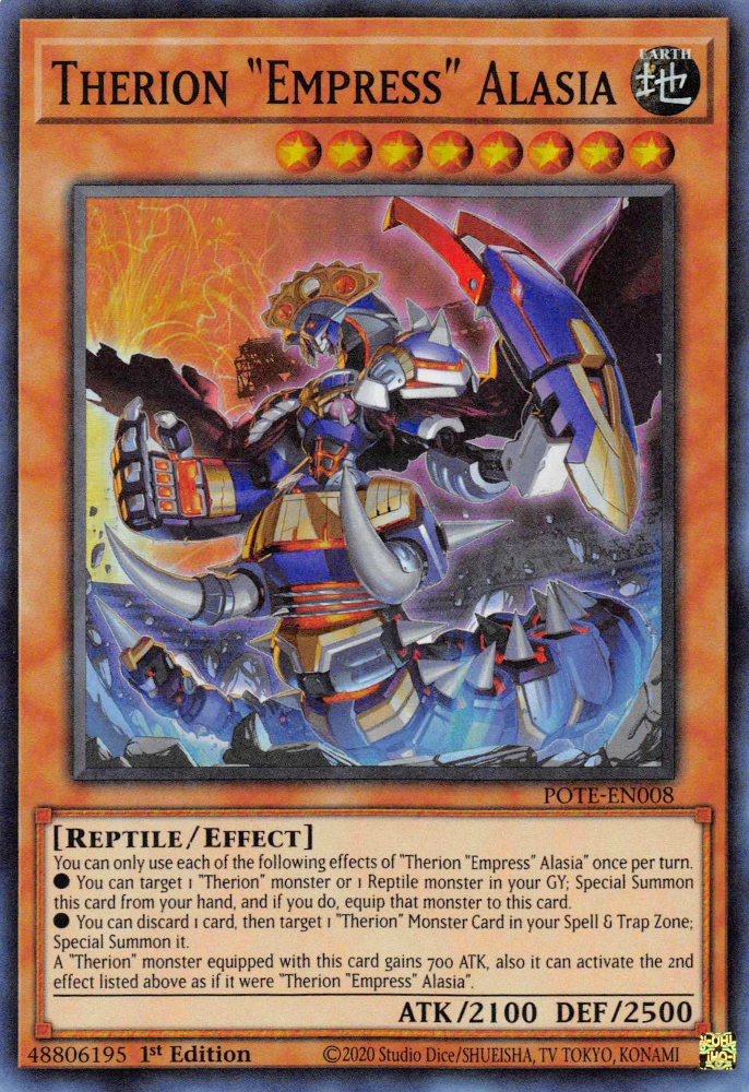 Therion Empress Alasia [POTE-EN008] Super Rare | Odin's Place