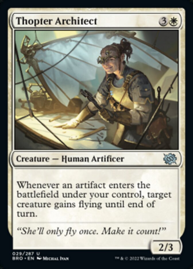 Thopter Architect [The Brothers' War] | Odin's Place