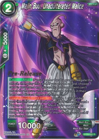 Majin Buu // Majin Buu, Unadulterated Might (BT14-062) [Cross Spirits Prerelease Promos] | Odin's Place