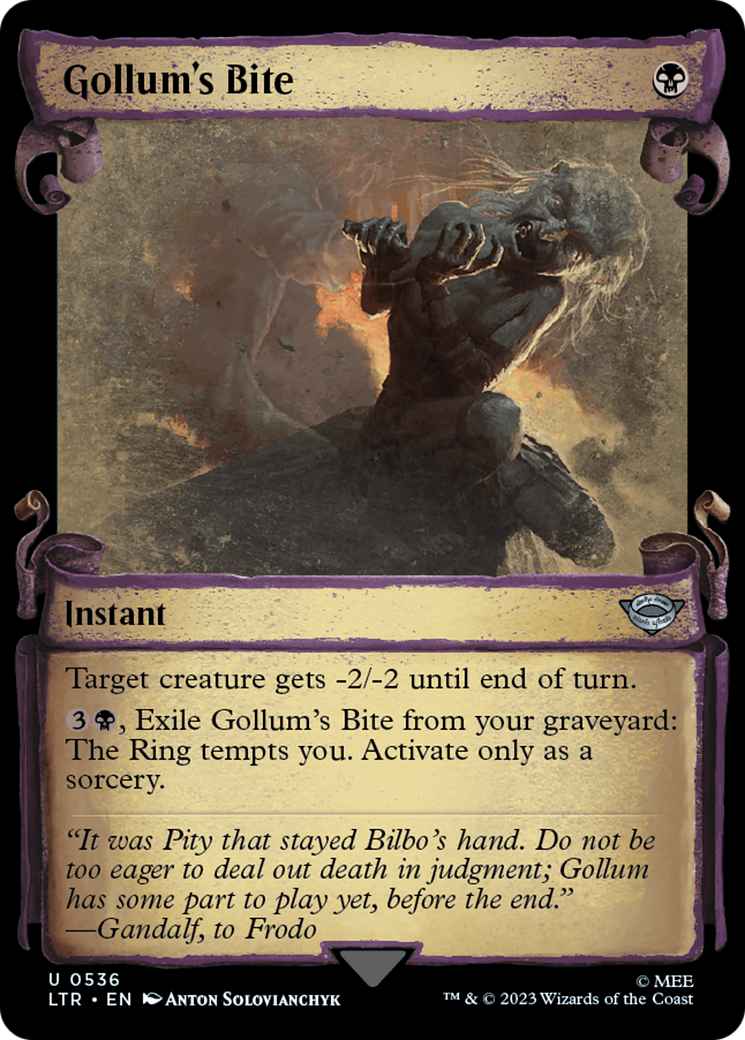 Gollum's Bite [The Lord of the Rings: Tales of Middle-Earth Showcase Scrolls] | Odin's Place