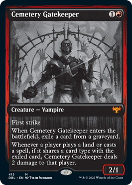 Cemetery Gatekeeper [Innistrad: Double Feature] | Odin's Place