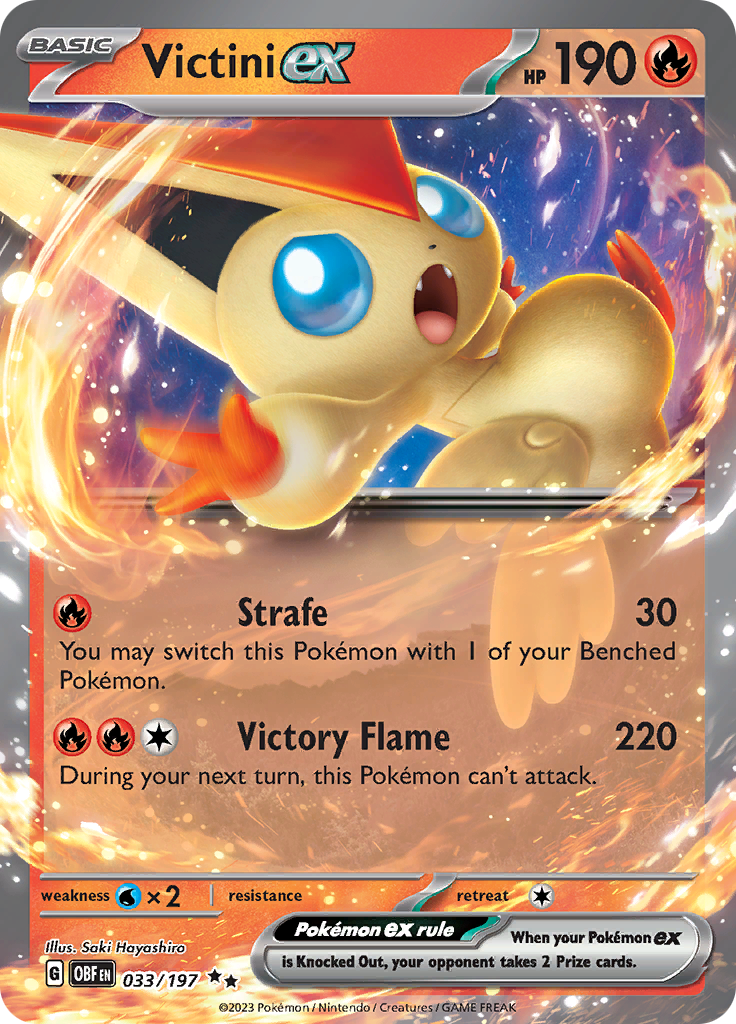 Victini ex (033/197) [Scarlet & Violet: Obsidian Flames] | Odin's Place