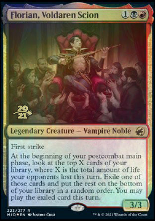 Florian, Voldaren Scion [Innistrad: Midnight Hunt Prerelease Promos] | Odin's Place