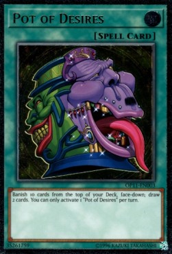Pot of Desires [OP11-EN003] Ultimate Rare | Odin's Place