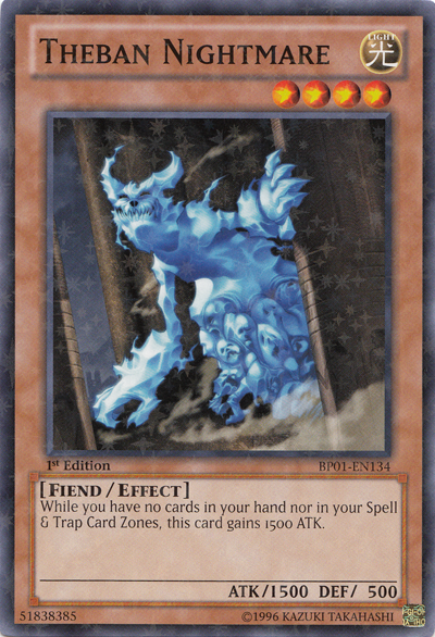 Theban Nightmare [BP01-EN134] Starfoil Rare | Odin's Place