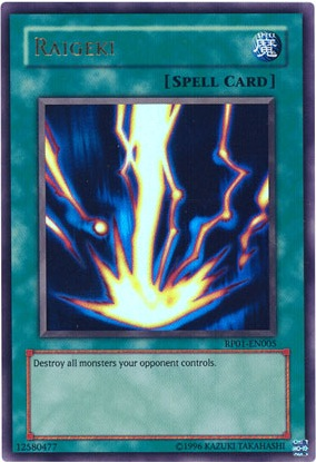 Raigeki [RP01-EN005] Ultra Rare | Odin's Place
