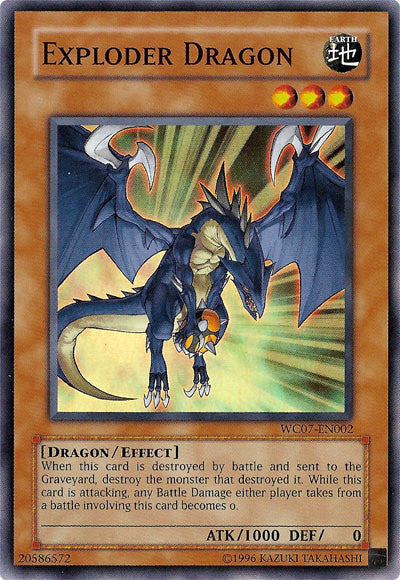 Exploder Dragon [WC07-EN002] Super Rare | Odin's Place