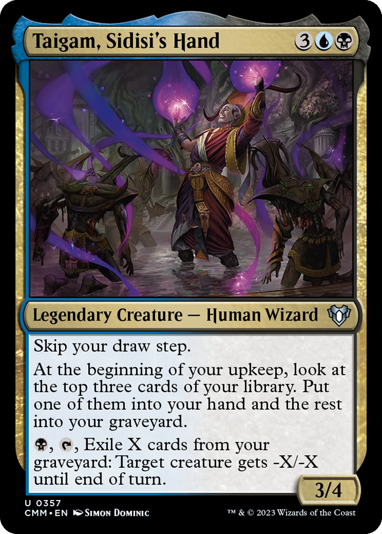 Taigam, Sidisi's Hand [Commander Masters] | Odin's Place