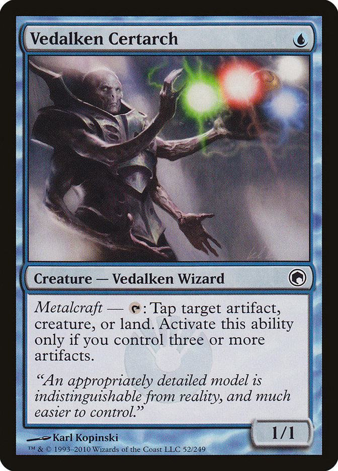 Vedalken Certarch (52) [Scars of Mirrodin] | Odin's Place