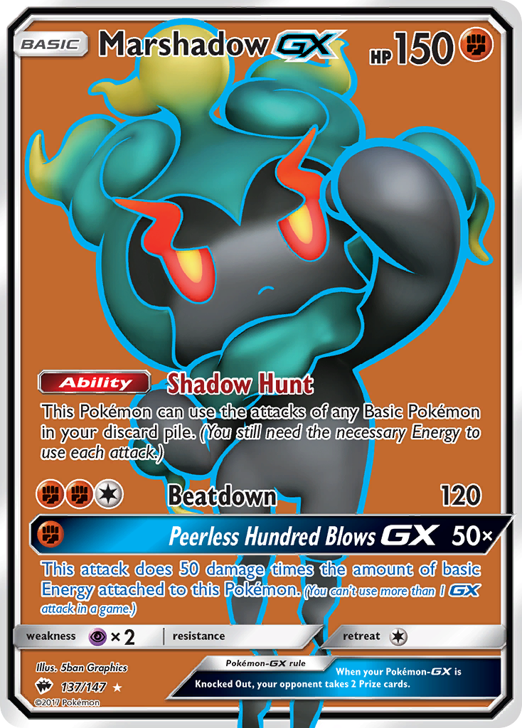 Marshadow GX (137/147) [Sun & Moon: Burning Shadows] | Odin's Place