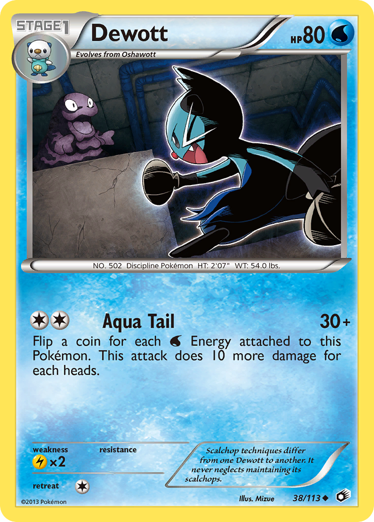 Dewott (38/113) [Black & White: Legendary Treasures] | Odin's Place